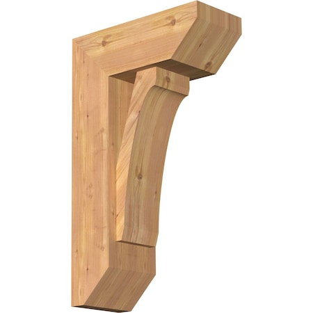 Legacy Slat Smooth Bracket W/ Offset Brace, Western Red Cedar, 7 1/2W X 18D X 30H